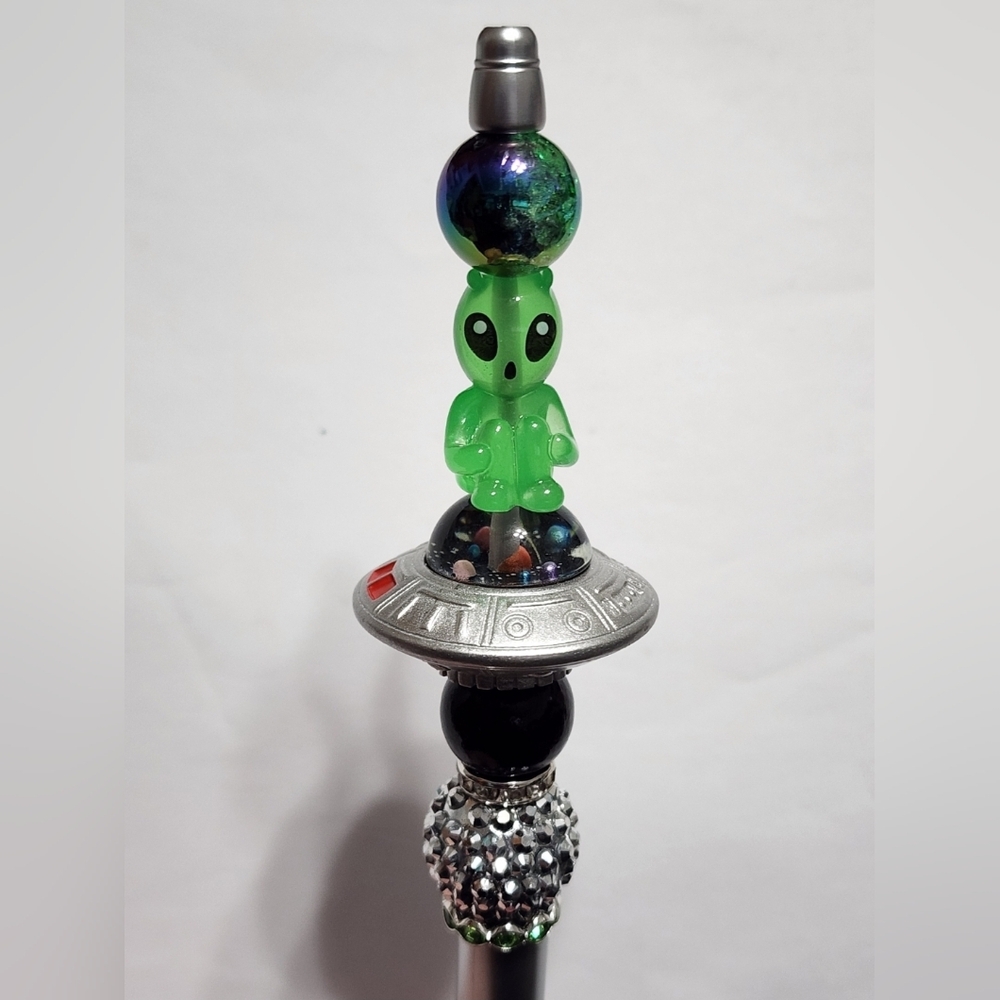 Alien‎ Spaceship Beaded Pen Gift